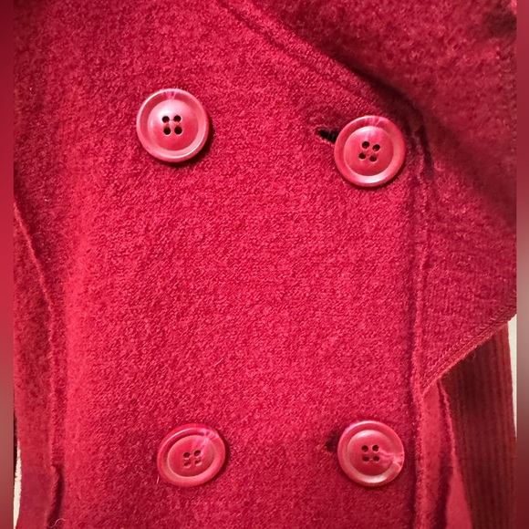 Carole Little Burgundy-Red Cardigan Sweater M💕 - Picture 4 of 6